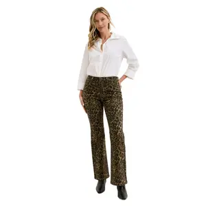 Bootcut Leopard Print High Rise Judy Blue Jeans