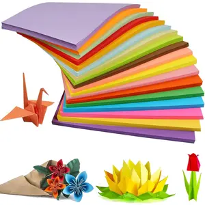 A4 Colored Paper 200 Sheets, 20 Colors 8.5 x 11.7inch Assorted 70gsm Thin Colored Cardstock, Handmade Copy Paper for DIY Arts and Crafts Colorful Projects (Not for Printing)