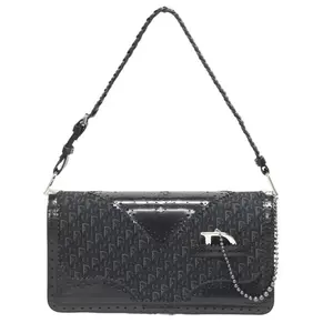 Pre-owned DIOR Canvas Shoulder Bags Diorissimo D'Trick Shoulder Bag