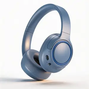 VJE87 Wireless Over-Ear Headphones, HiFi Immersive Sound, Bluetooth 5.4, Ultra Low Latency, ANC Active Noise Cancelling, Wired Wireless Dual Mode for Phone Laptop PC