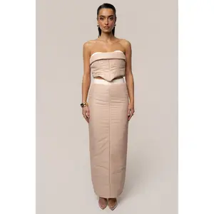 Beige Addyson Skirt Set