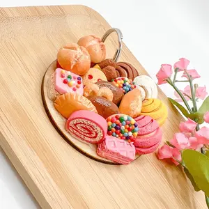 Pan Dulce Tray Zipper Charm. Handmade Keychains. Mexican Keychains.