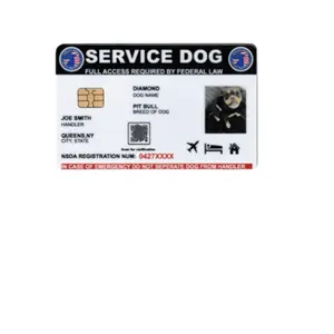 100% Legal Registered Service Dog ID Card