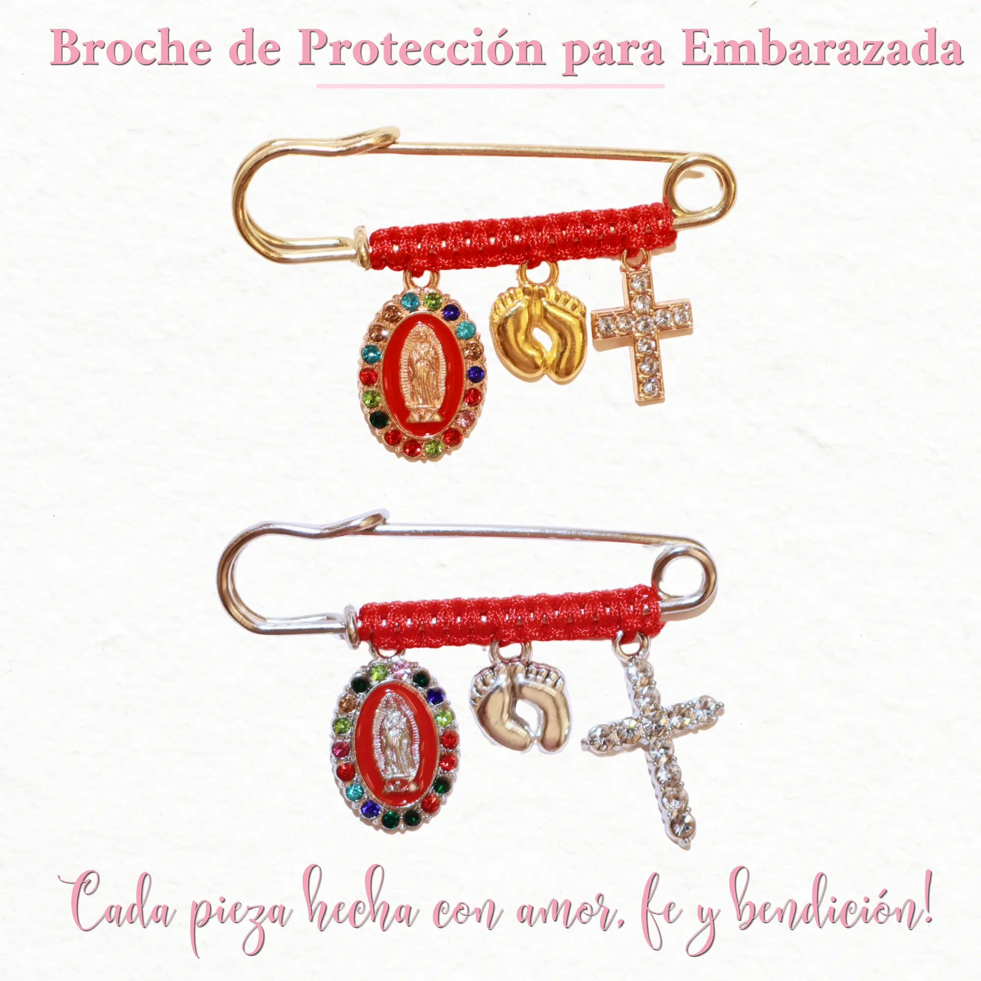 SAFETY PIN BROOCH FOR PREGNANCY & BABY