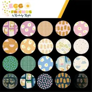 PREORDER : Ruby Star Society Egg and Friends 26 Piece One Yard Bundle 100% Cotton Fade Resistant Quilt Fabric by Kimberly Knight