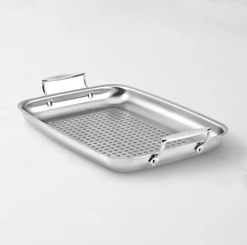 All-Clad Stainless-Steel Outdoor Roasting Pan