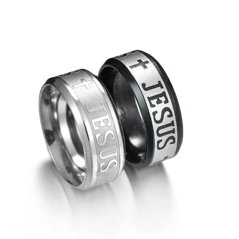 Jesus Cross Stainless Steel Ring Jesus Cross Stainless Steel Ring