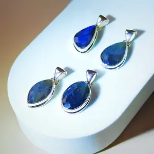 Natural Crystal Pendant Set 3 – 925 Sterling Silver