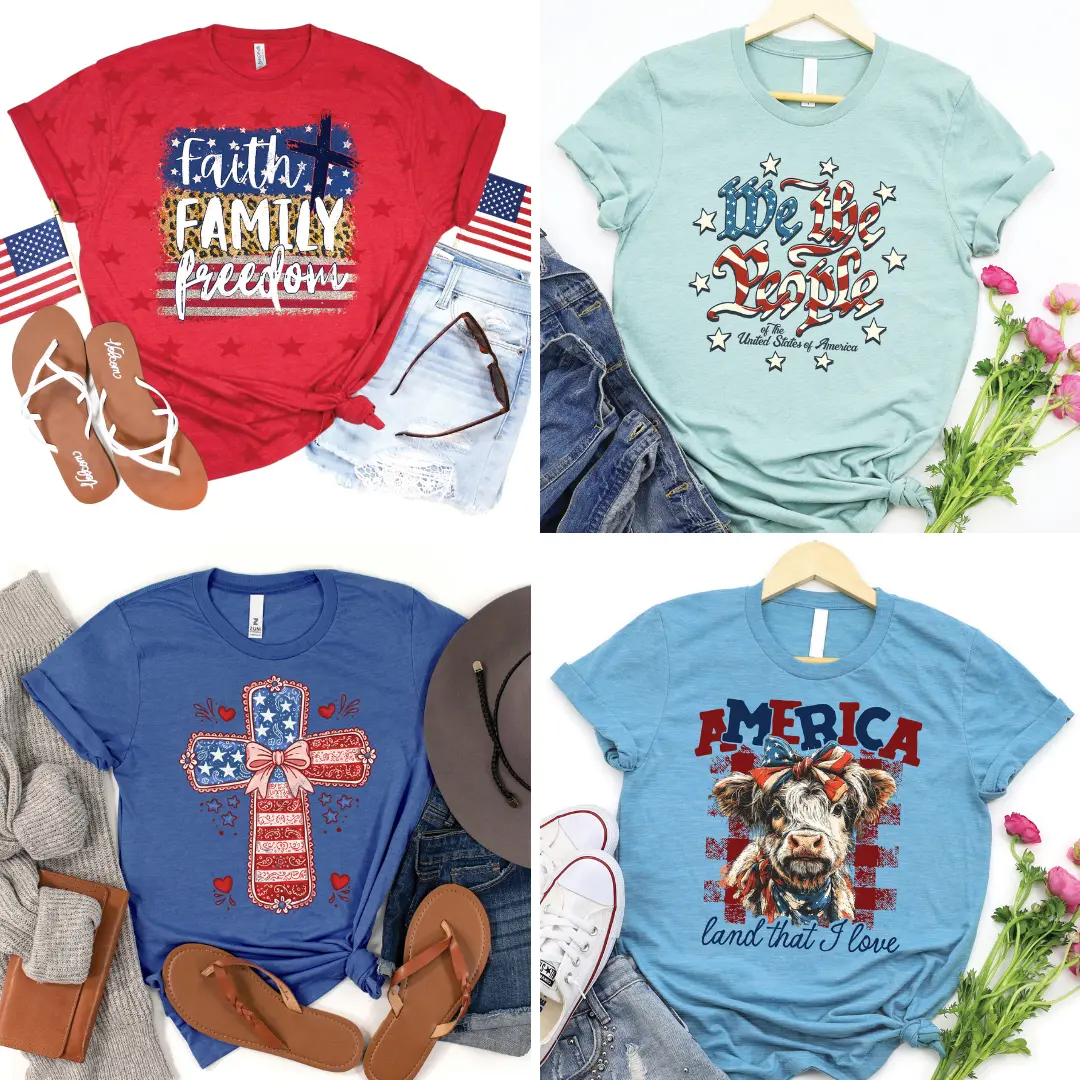 Love in Faith | Patriotic Tee Collection