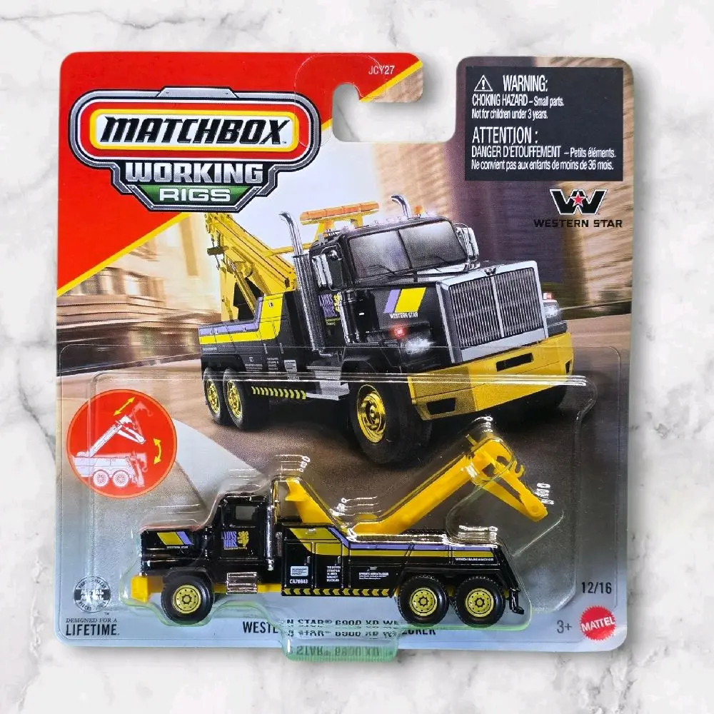 Matchbox Working Rigs Western Star 6900 XD Wrecker Tow Truck 12/16