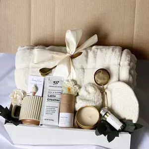 Self care gift box, Mothers day, Gift set for her, Mom Miss you, Cozy Hygge gift box, Sending a hug, Gift for colleagues, Blanket Gift | Trendy Gift Box, Christmas Gift Box