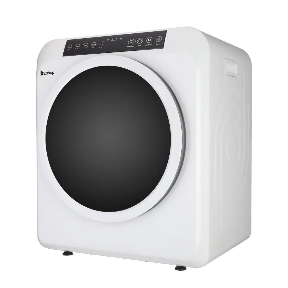 【Summervibes】Ubesgoo Compact Laundry Dryer 13.2lbs Capacity, 3.5 cu.ft Portable Front Load Dryer, Stainless Steel Drum, Exhaust Pipe for Apartment Home Dorm 120V 1300W