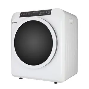 【Summervibes】Ubesgoo Compact Laundry Dryer 13.2lbs Capacity, 3.5 cu.ft Portable Front Load Dryer, Stainless Steel Drum, Exhaust Pipe for Apartment Home Dorm 120V 1300W