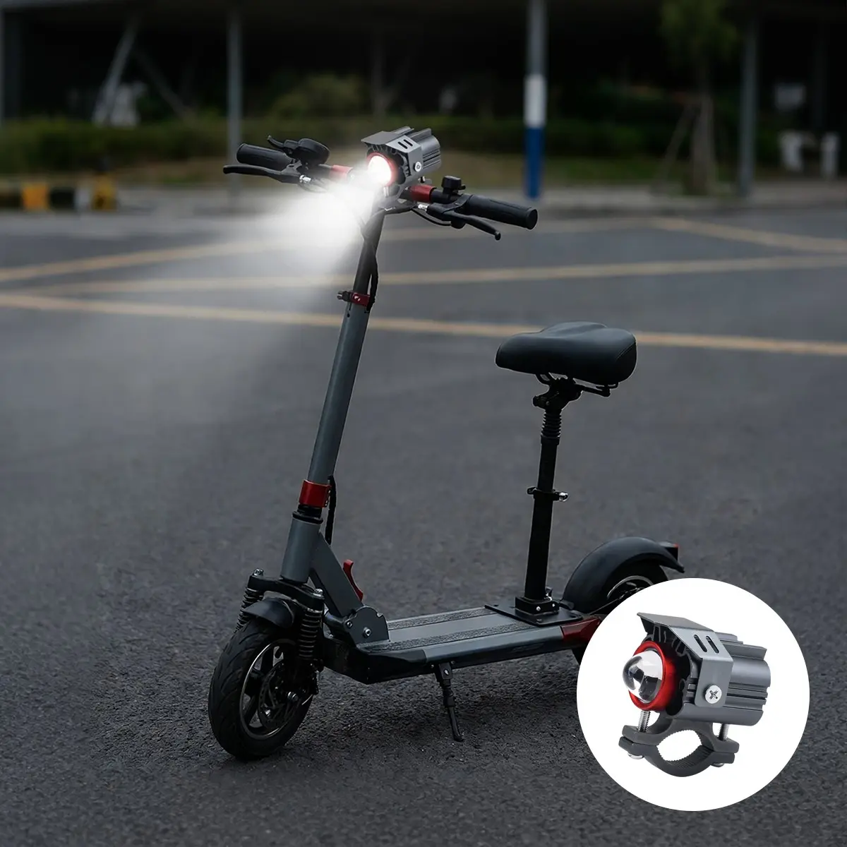 Motorcycle spotlight LED Auxiliary motorcycle headlights foglights led Dual colors External light motorcycle accessories lights