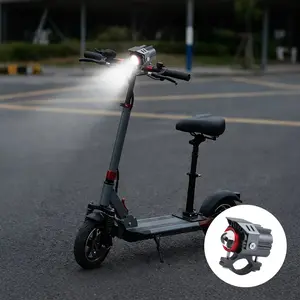 Motorcycle spotlight LED Auxiliary motorcycle headlights foglights led Dual colors External light motorcycle accessories lights