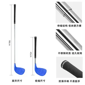 Golf children's golf clubs, adult men's and women's stainless steel telescopic clubs, iron clubs for beginners, extra-large hitting surface