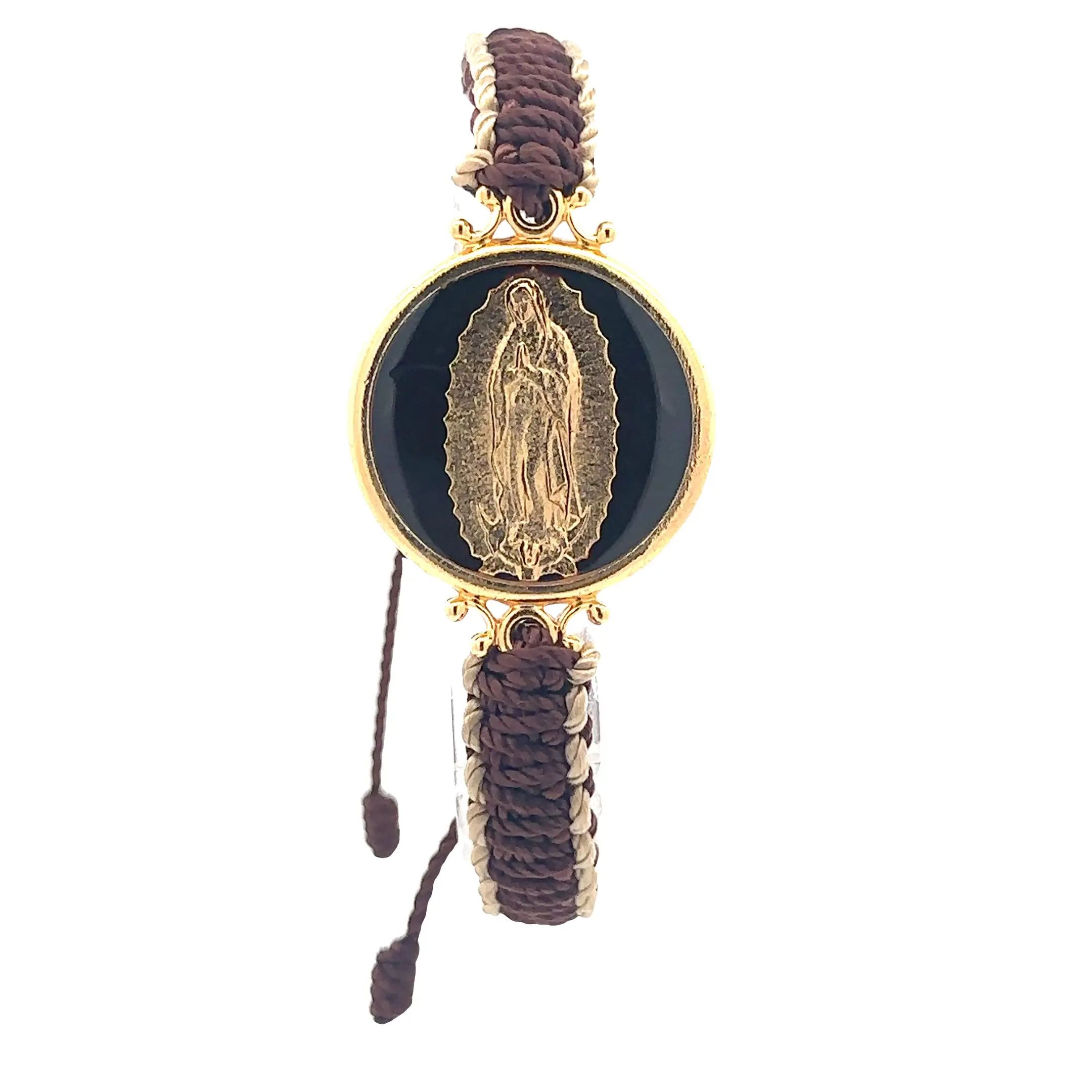 Our Lady of Guadalupe Brown Tan Bracelet