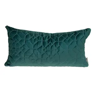 Parkland Collection PILL21313P Sora Transitional Teal Rectangle Throw Pillow
