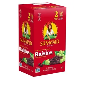 Sun-Maid California Sun-Dried Raisins 30 oz 2 Pack No Added Sugar Fresh Natural Snack