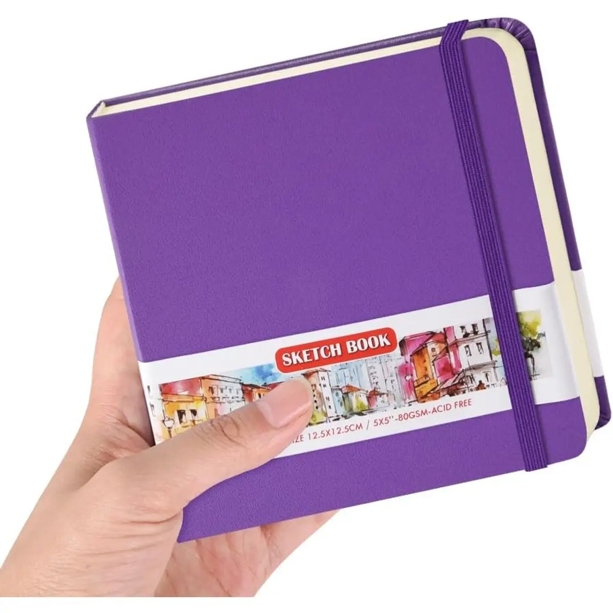 PU Cover-5x5in-Purple