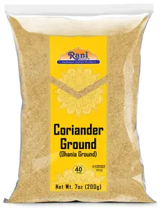 Rani Coriander Ground Powder (Indian Dhania) Spice, 7oz (200g) ~ All Natural, Salt-Free | Vegan | No Colors | Gluten Friendly | NON-GMO | Kosher