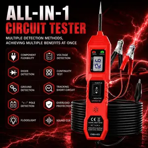 Car Electrical System Tester DC Car Electric Circuit Tester Multi-functional Electrical System Diagnosis Tool with LED Display and Jumper Cables  #fathersdaygift