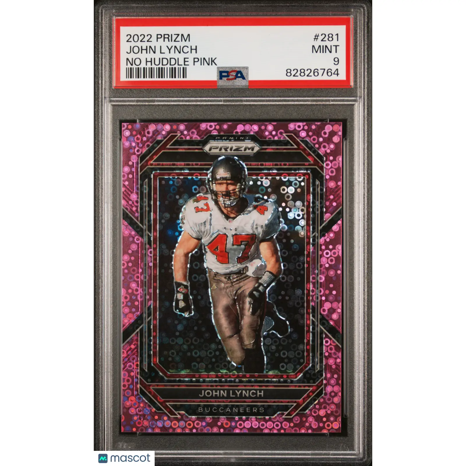 John Lynch PSA 2022 Panini Prizm #281 9