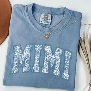 Mimi T-Shirt, Toile Floral Mimi T-Shirt, Mimi Tee, Gift for Mimi, Grandma Gift, Cute Mimi TShirt, Grandmother T-Shirt, Grandma Mimi OBD