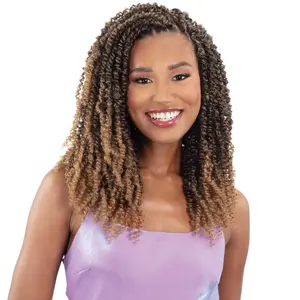 Shake N Go Freetress Crochet Braids - 5X YANKY TWIST 12"