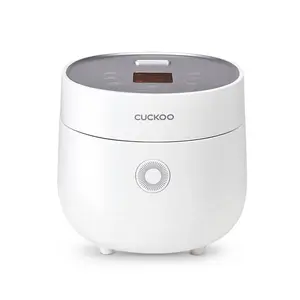 Cuckoo 6-Cup Micom Rice Cooker and Warmer White: 13 Settings, Automatic Keep Warm, Timer, Dishwasher-Safe Parts