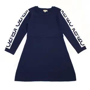 KENZO KIDS Knit Logo Sleeve Dress