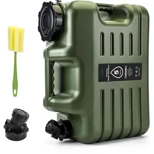 5 Gallon Water Jug with Spigot, Portable Water Containers,Camping Essentials,Portable Water Tank,Water Storage Containers for Camping Outdoor Hiking,Emergency Stroage Travel Accessories