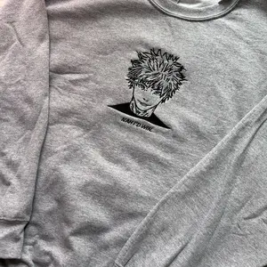 gojo “nah I’d win” crewneck