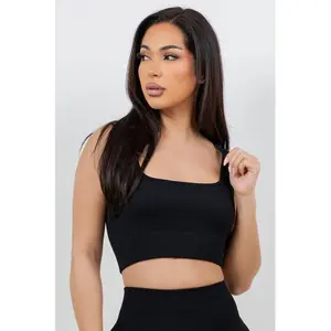 B’Agile Seamless Ribbed Crop Tank