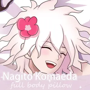 Anime Dakimakura Japanese Otaku Waifu Life Size Doublesided Print Hugging Body Pillov Cover Danganronpa Nagito Komaeda