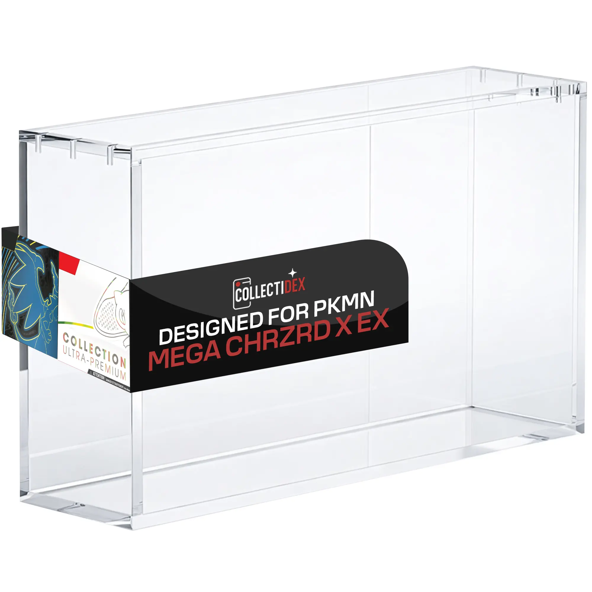 Collectidex Acrylic Display Case for 151 UPC and Mega CHARZRD X ex