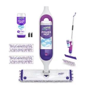 Swiffer Power Mop Starter Kit (1-Power Mop, 2-Pads, Cleaning Solution and Batteries) - FREGAR
