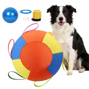 Dog Giant Ball Toy Set, Oxford Cloth Cover + 2 Inner Balls, Full Set Dog Play Ball, Golden Retriever Bite Ball, Fun Pet Interactive Training Ball