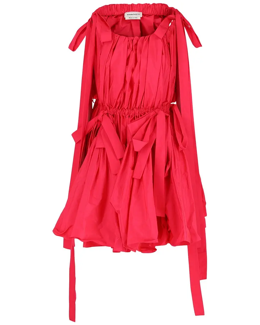 Alexander McQueen Bow Mini Dress