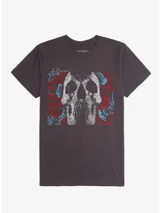 Deftones SKulls & Roses Boyfriend Fit Girls T-Shirt