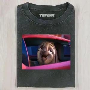 TEFUNY Flash-Inspired Speedster T-Shirt, Retro Comic Style Graphic Tee, Vintage Racer Aesthetic, Soft Unisex Fit