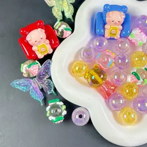 Fantastic Piggy DIY Beads and Crafts for Pen and Keychain & Jewelry Accessories - Colorful Charms for Phone Cases & Craft