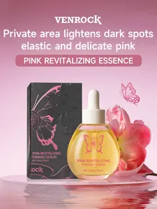 VENROCK Pink Revitalizing Serum - Improve Dullness Enhances Radiance &Contains Anti-Aging Active Peptides For Increase Skin Elasticity &Moisturizing Texture Brightening Solution Lightweight-Rejuvenate Natural Skin