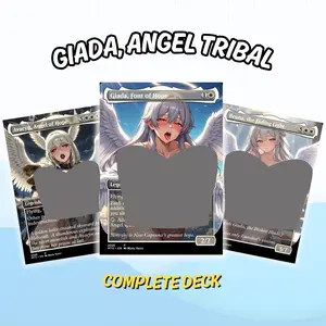 MTG Proxy 100+ Card Deck – Giada, Angel Tribal – Commander EDH – Anime Angel Army & Lifegain Strategy – Fantasy Magic Gift