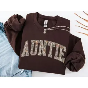 Auntie Sweatshirt, Aunt Sweater, Floral Auntie Sweater, New Aunt Gift, Pregnancy Announcement, Gift for Aunt, Pregnancy Reveal to Aunt J6J