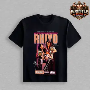 Rhea Ripley & Iyo Sky RHIYO Brutality from the Skies T-Shirt, Rhea Ripley WWE Fans Shirt, Rhea Ripley & Iyo Sky WWE Tee, Unisex Graphic For WWE Fans Clothing, WWE Tee, Menswear Cotton Crewneck Clothes Top