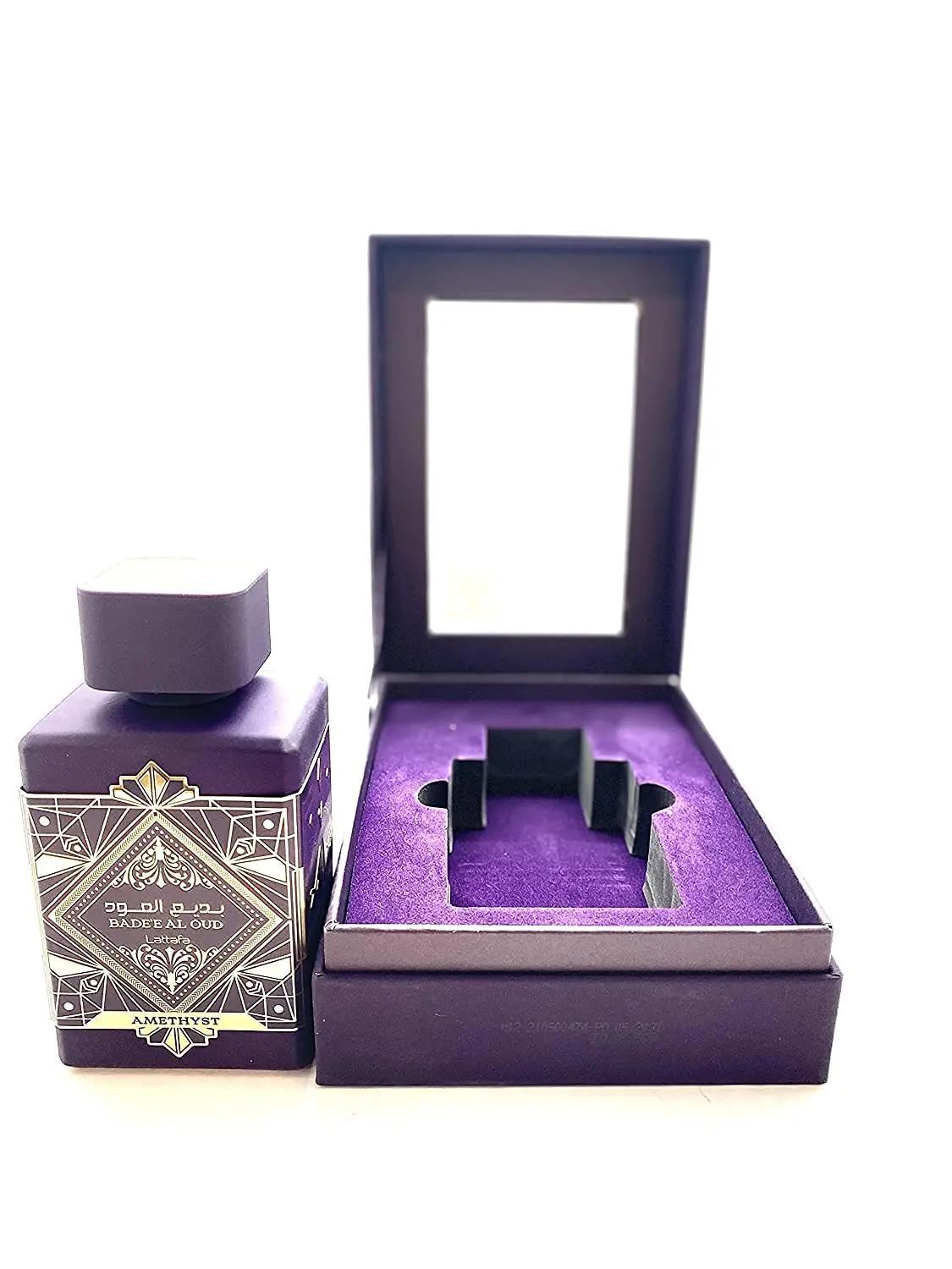 Lattafa Bade'e Al Oud Amethyst -  Eau de Parfum Long-Lasting Fragrance for Unisex, 3.40 Ounce / 100 ml