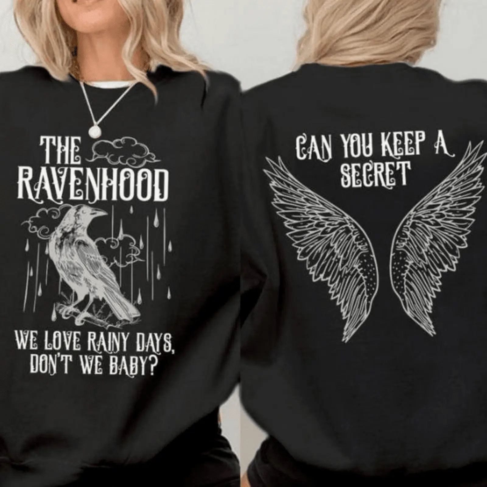 The Ravenhod Shirt C0zy Fall Outfit Wear For Book Lovers Souls Literary Shirt Perfect Gift For Readers Trending 25 Relaxed Cotton Sweaters