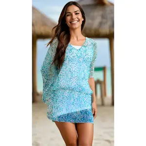 Sheer Kaftan Tops for Tropical Weathers