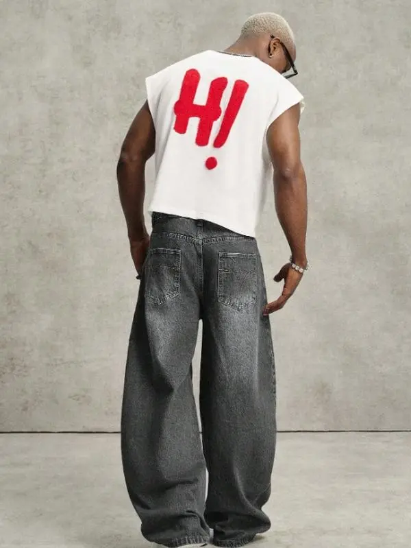PAVTROS Men's Round Neck Letter Embroidered Vest, Suitable For Casual Daily Wear, Travel, Vacation, And Sports, Holiday